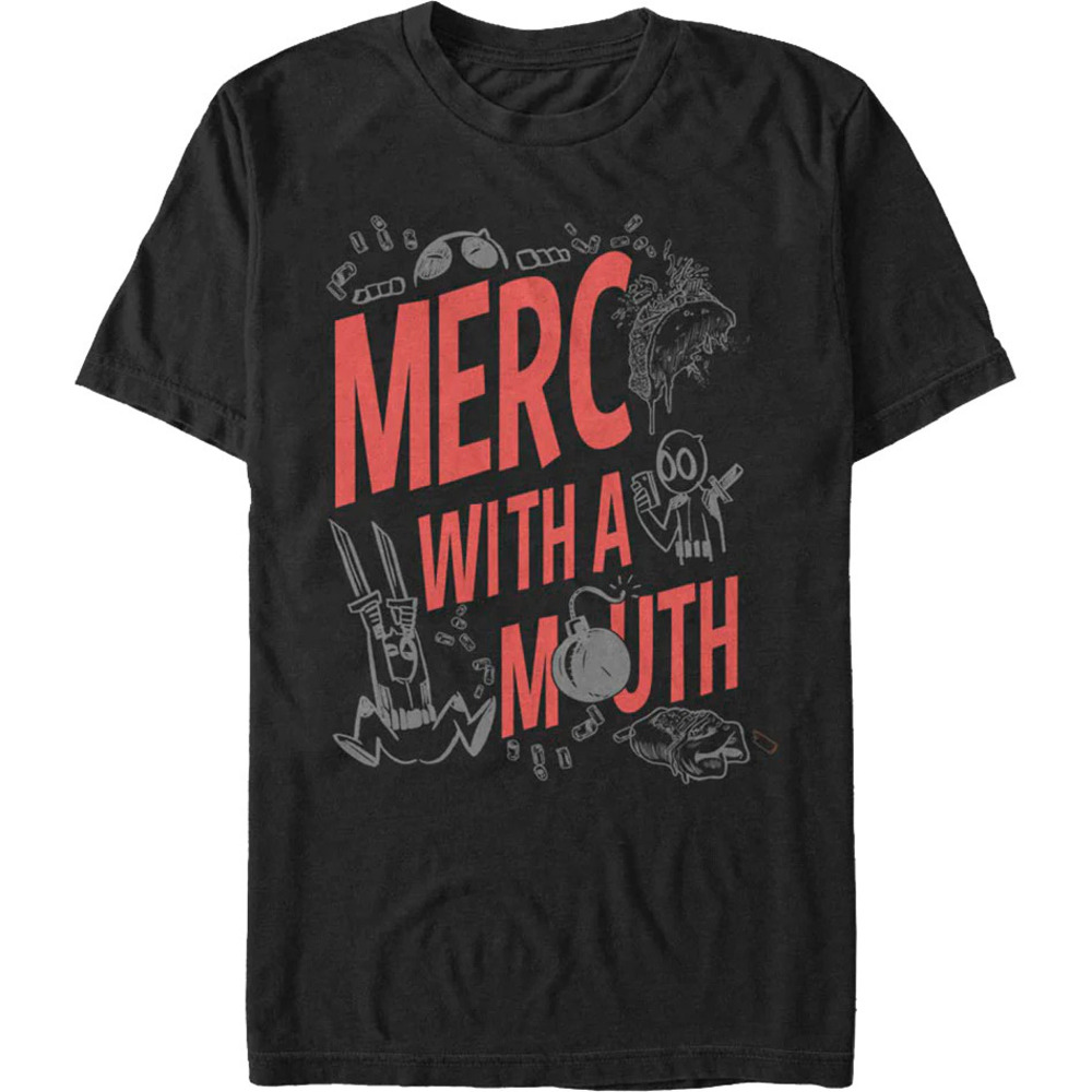Deadpool Sketches Marvel Comics Tshirt